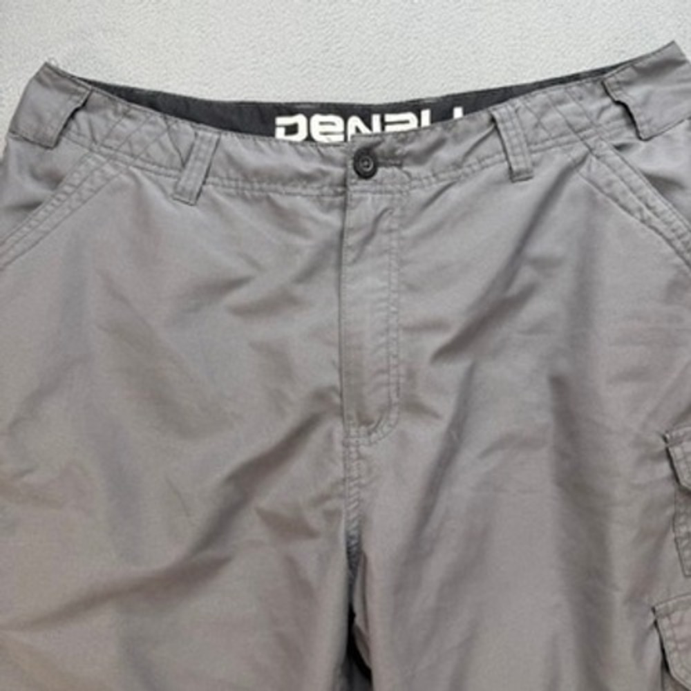 Denali Cargo Shorts Mens Regular 36 (FIT 37) Gray Hiking Outdoor Utility Work - Picture 2 of 14
